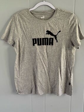 Puma Women's Gray Logo Tee